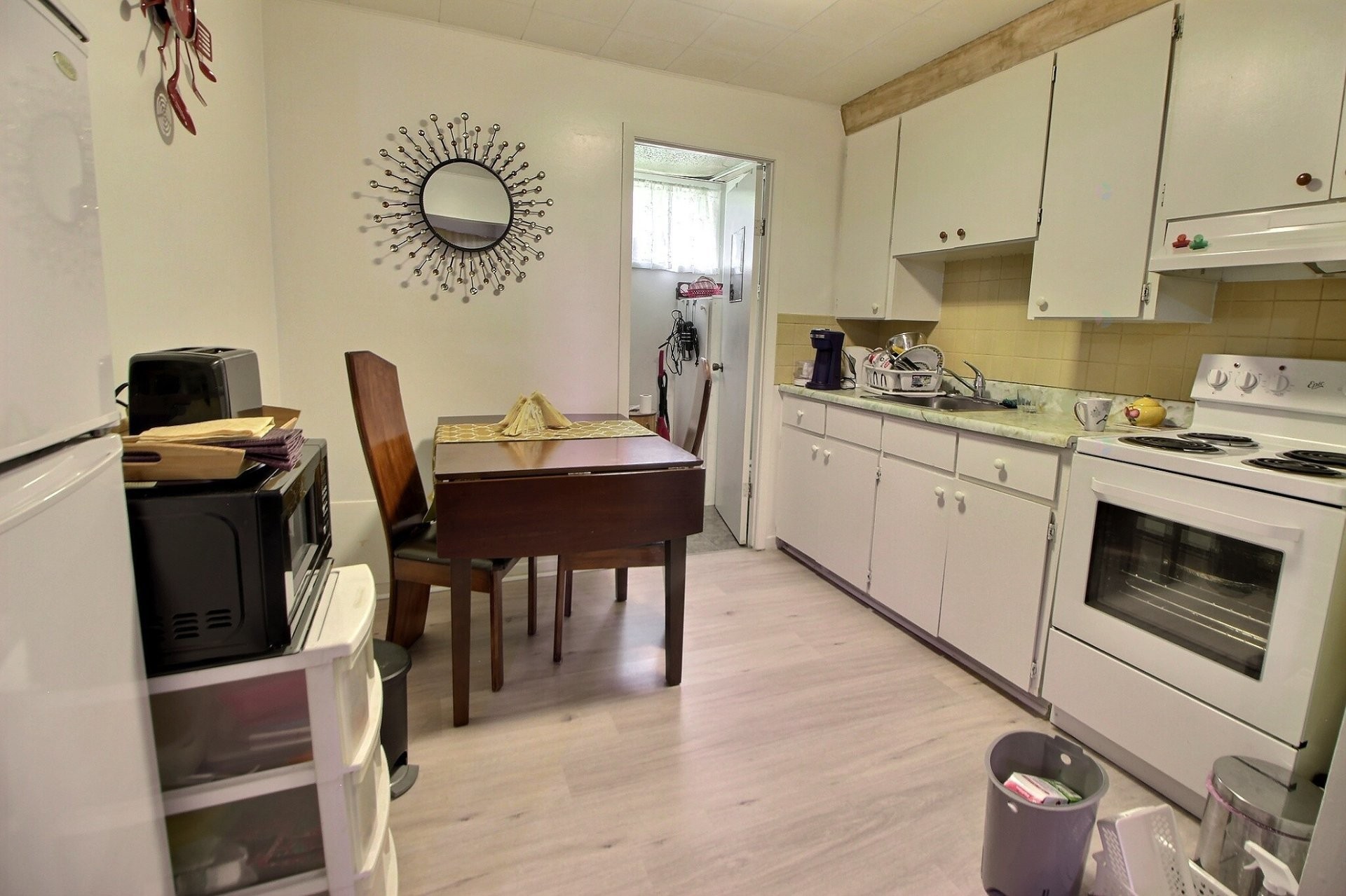 Cuisine - 472Z 7E Avenue O., Amos, QC - Indoor Photo Showing Kitchen With Double Sink