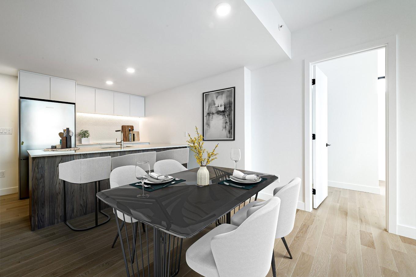 Salle à manger - 3501-1245 Rue De Bleury, Montréal (Ville-Marie), QC - Indoor Photo Showing Dining Room