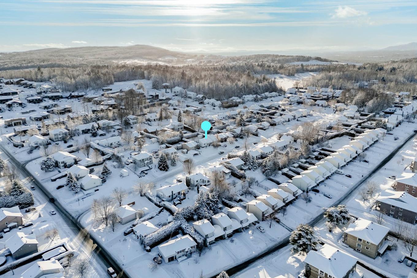 Aerial photo - 992 Rue Du Sieur-D'Iberville, Sherbrooke (Les Nations), QC - Outdoor With View