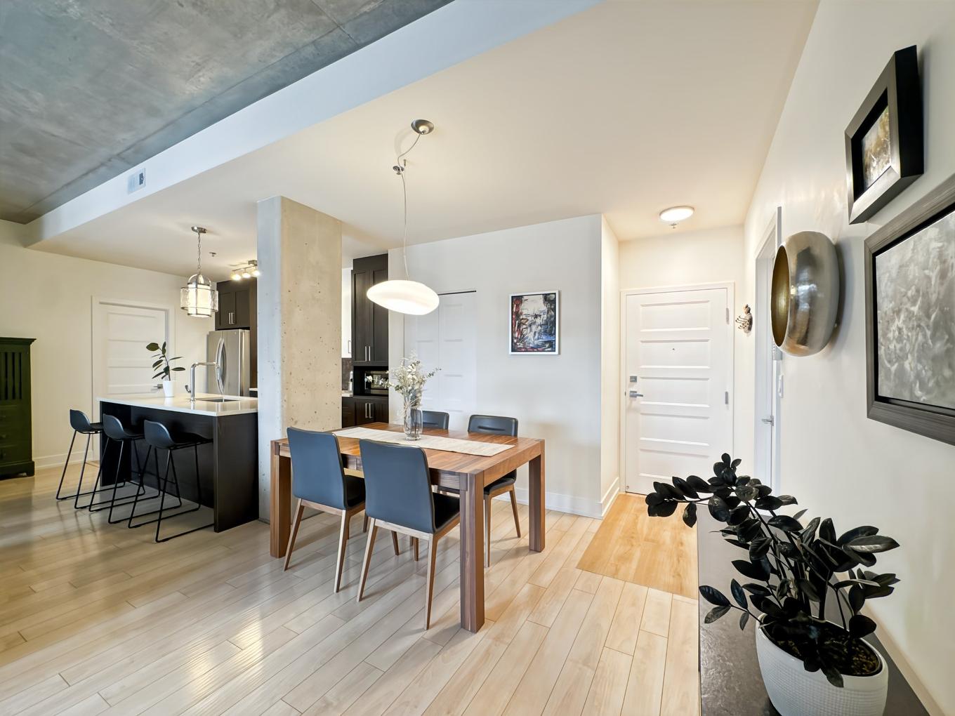 Interior - 508-9200 Rue Hochelaga, Montréal (Mercier/Hochelaga-Maisonneuve), QC - Indoor Photo Showing Dining Room