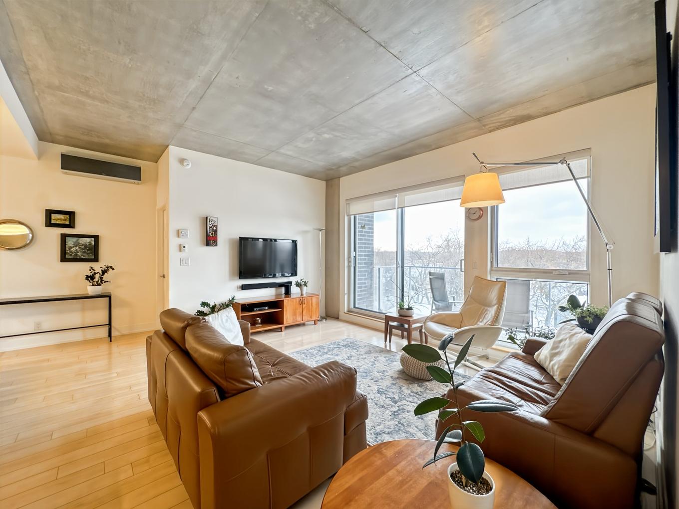 Living room - 508-9200 Rue Hochelaga, Montréal (Mercier/Hochelaga-Maisonneuve), QC - Indoor Photo Showing Living Room