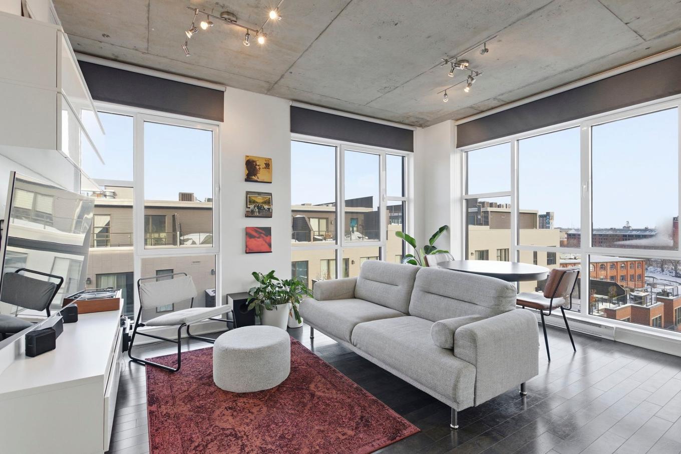 Salon - 814-377 Rue Des Seigneurs, Montréal (Le Sud-Ouest), QC - Indoor Photo Showing Living Room