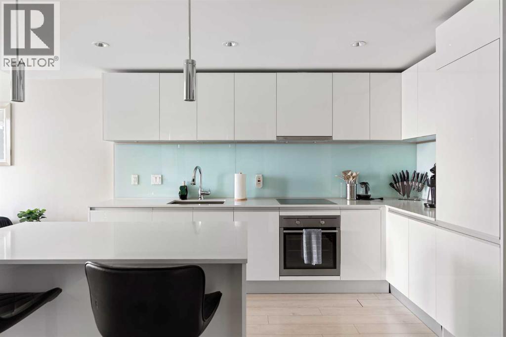 808, 1188 3 Street Se, Calgary, AB - Indoor Photo Showing Kitchen With Upgraded Kitchen