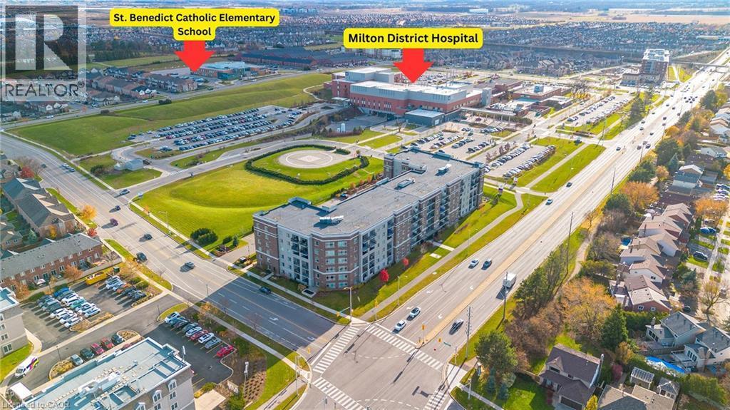 Aerial view - 610 Farmstead Drive Unit# 304, Milton, ON -