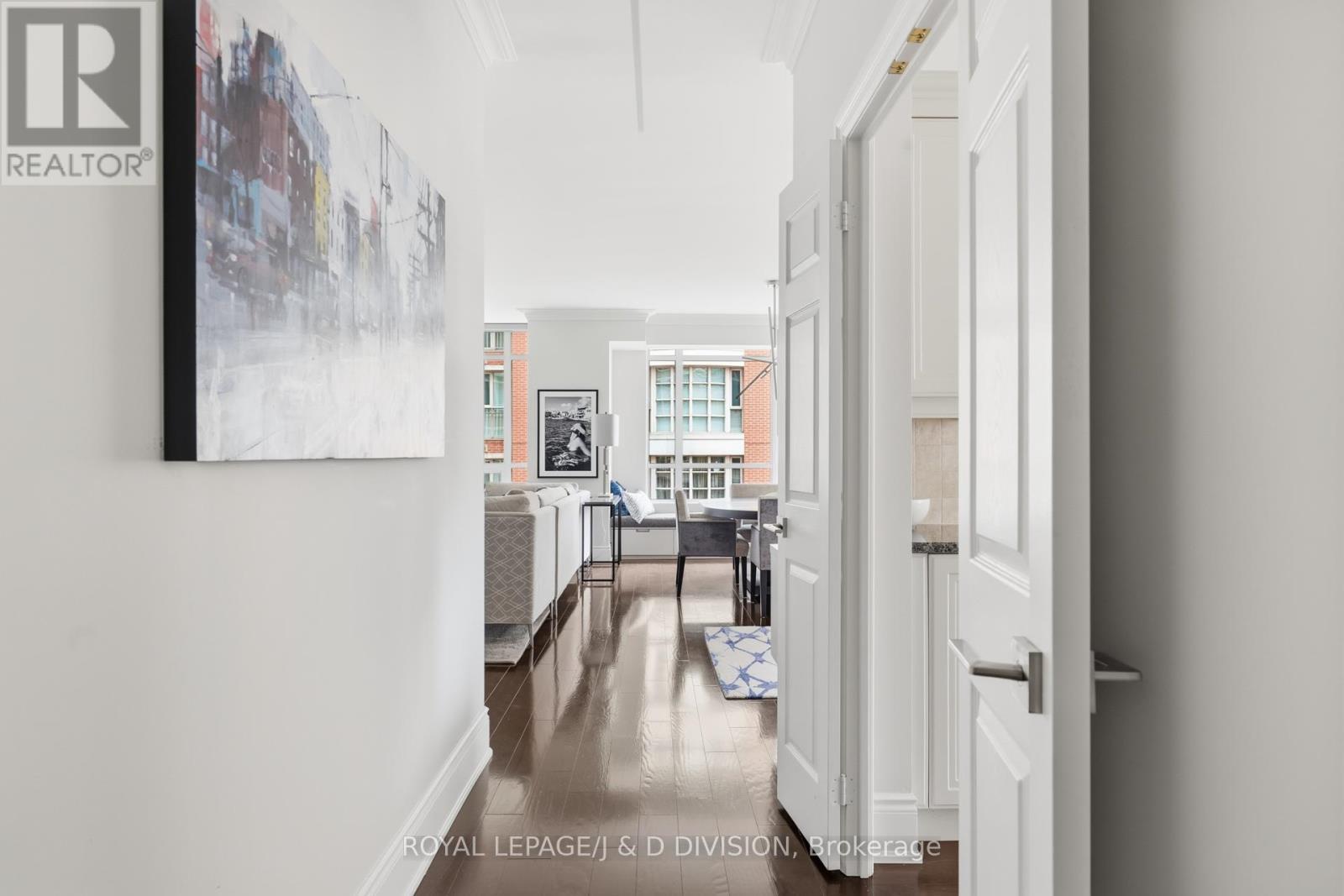 View from Entry - 401 - 55 Delisle Avenue, Toronto, ON - Indoor Photo Showing Other Room