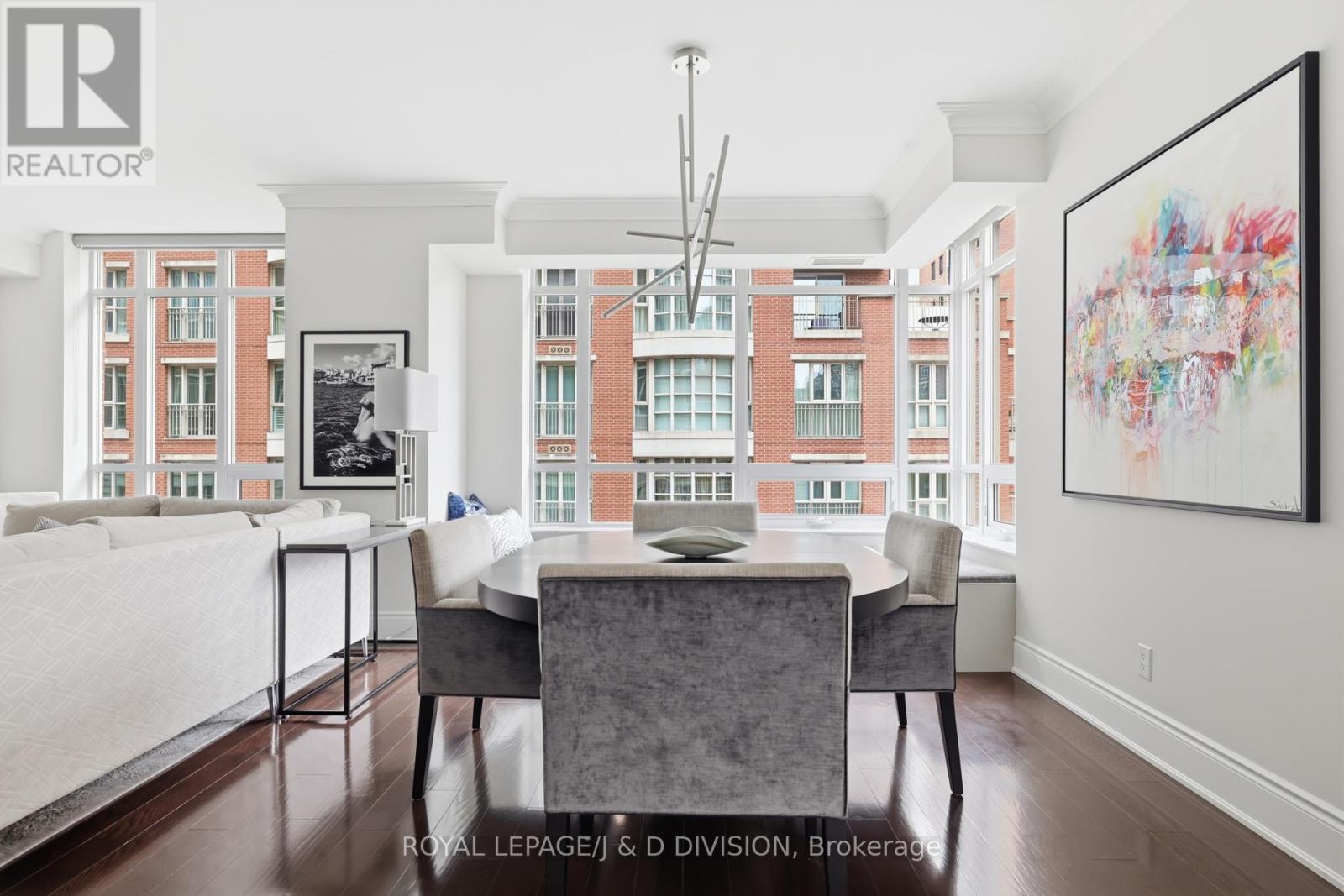 Dining Room views - 401 - 55 Delisle Avenue, Toronto, ON - Indoor Photo Showing Dining Room