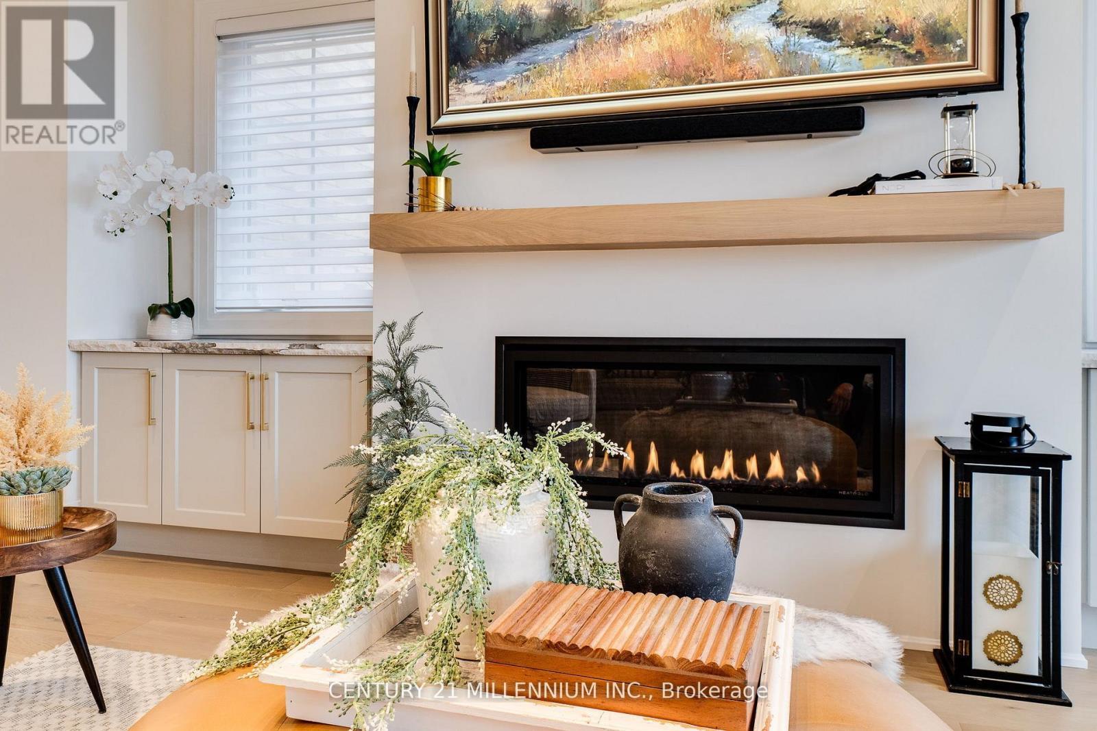 1956 Don White Court, Oshawa, ON - Indoor Photo Showing Other Room With Fireplace