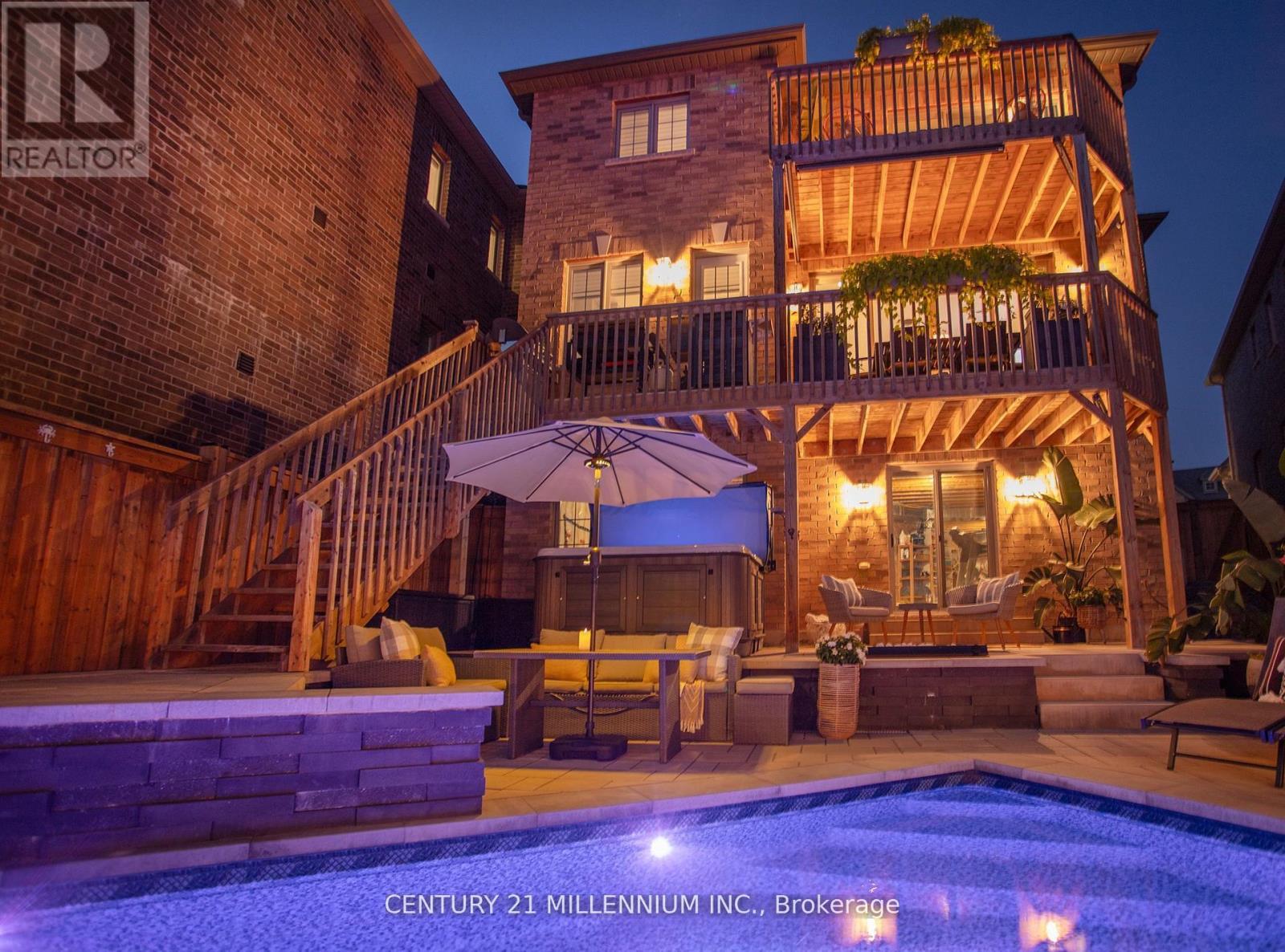 1956 Don White Court, Oshawa, ON - Outdoor With In Ground Pool With Deck Patio Veranda