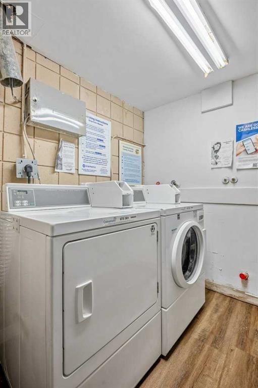 Building laundry - 101, 312 15 Avenue Ne, Calgary, AB - Indoor Photo Showing Laundry Room