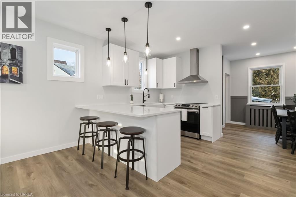 288 Marlborough Street, Brantford, ON - Indoor Photo Showing Kitchen With Upgraded Kitchen