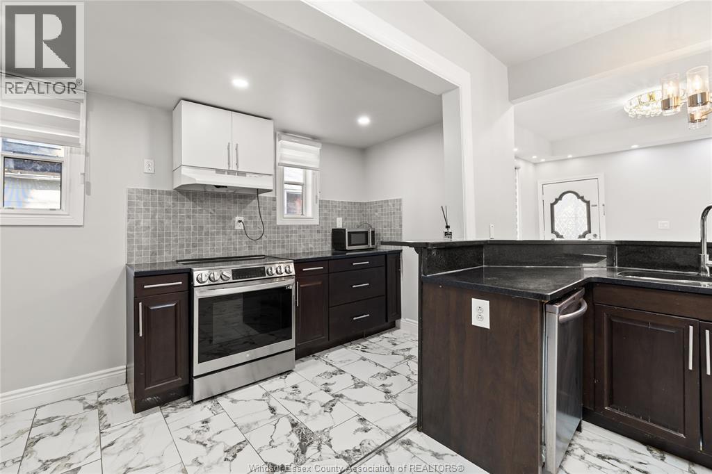 811 Langlois Avenue, Windsor, ON - Indoor Photo Showing Kitchen With Upgraded Kitchen