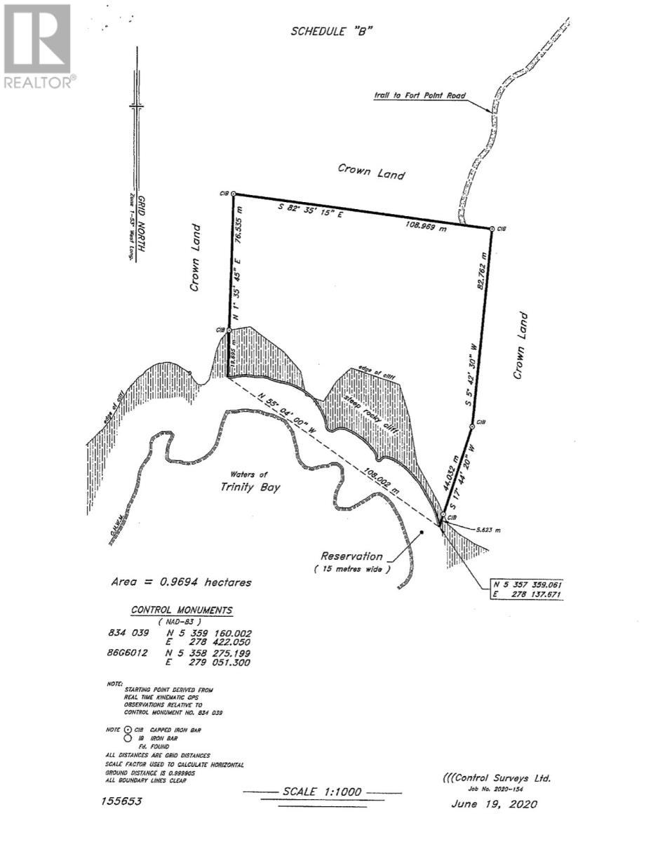 0 (B) Fort Point Road, Trinity, NL