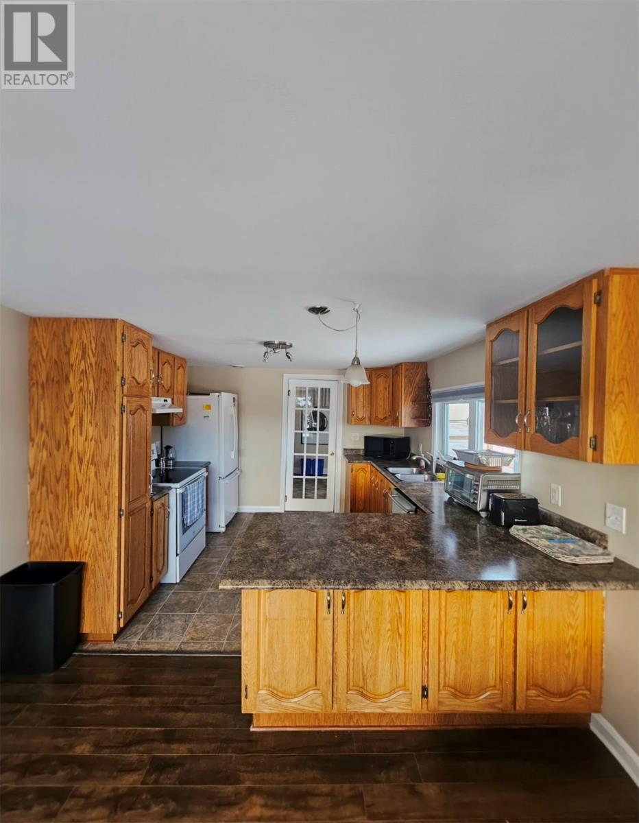 78 Back Track Road, Spaniards Bay, NL - Indoor Photo Showing Kitchen With Double Sink