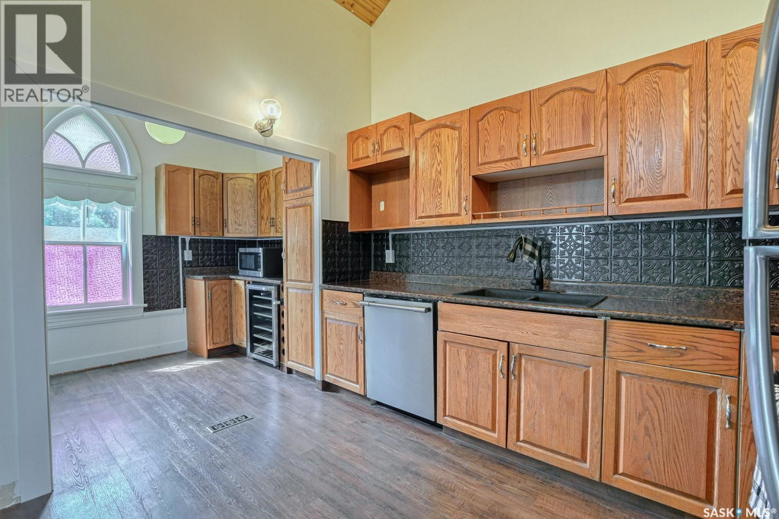 229 Victoria Street, Lang, SK - Indoor Photo Showing Kitchen With Double Sink