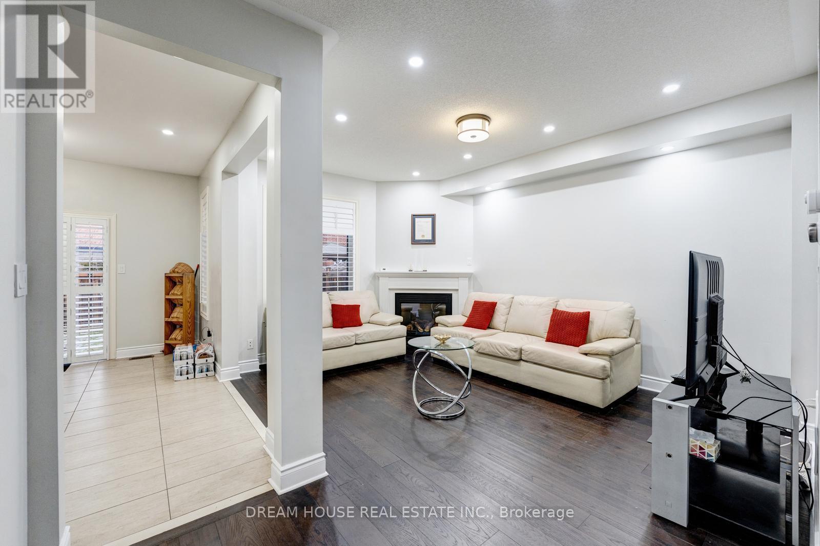 353 Michener Place, Milton, ON - Indoor With Fireplace
