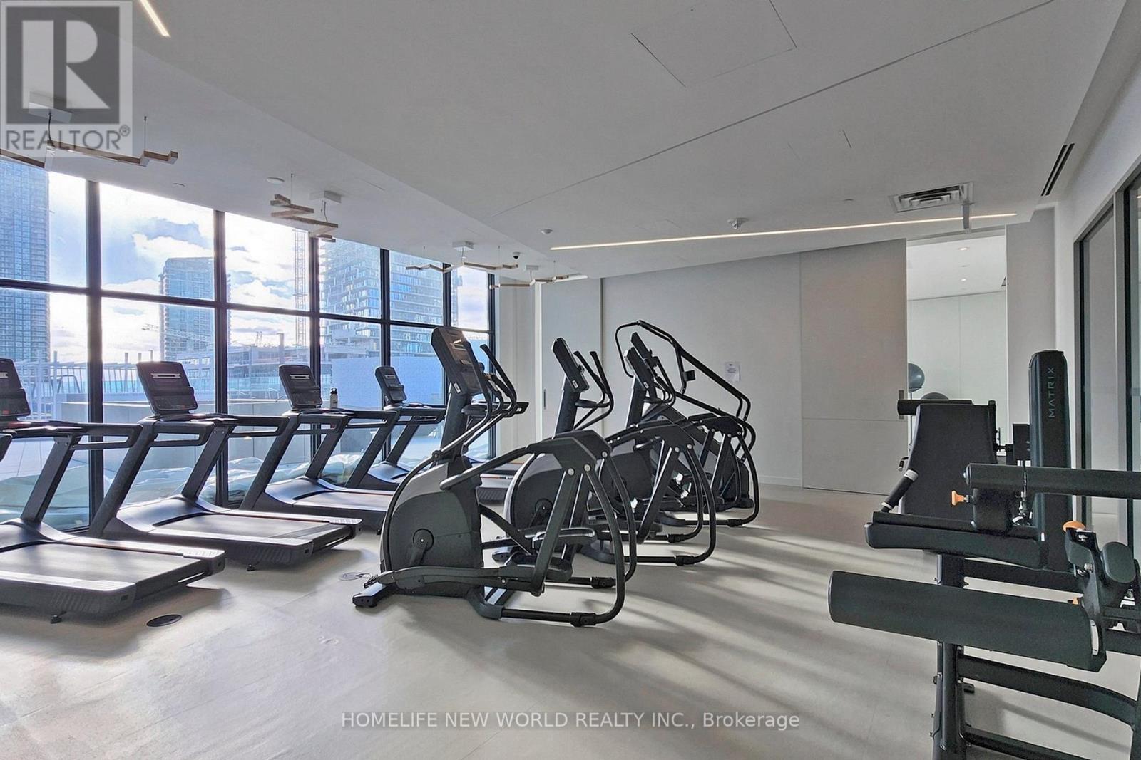 2807 - 3883 Quartz Road, Mississauga, ON - Indoor Photo Showing Gym Room