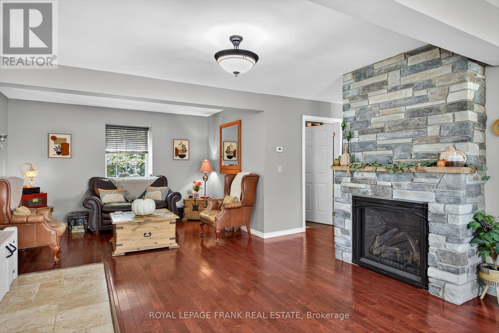 2648 Dummer-Asphodel Road, Douro-Dummer, ON - Indoor Photo Showing Living Room With Fireplace