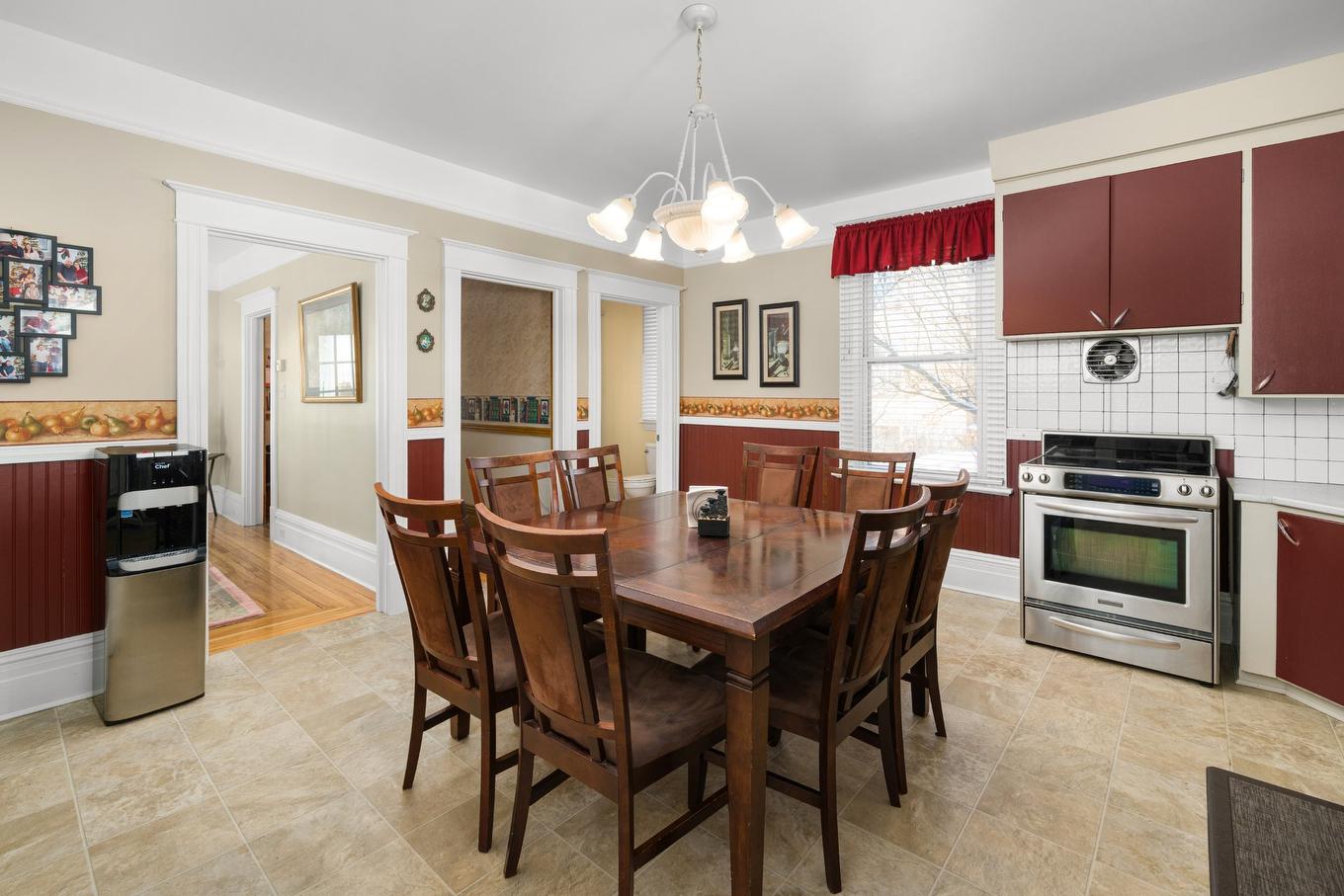 Kitchen - 3 Rue Bridge, Ormstown, QC - Indoor Photo Showing Dining Room