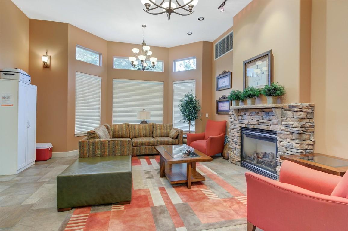 135-4035 Gellatly Road, West Kelowna, BC - Indoor Photo Showing Living Room With Fireplace