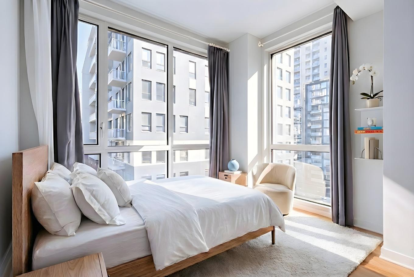 Chambre à coucher - 703-1190 Rue Mackay, Montréal (Ville-Marie), QC - Indoor Photo Showing Bedroom