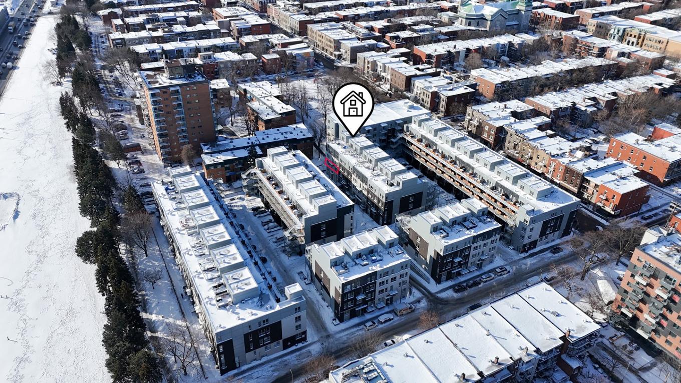 Aerial photo - 202-594 Rue Nicolet, Montréal (Mercier/Hochelaga-Maisonneuve), QC - Outdoor