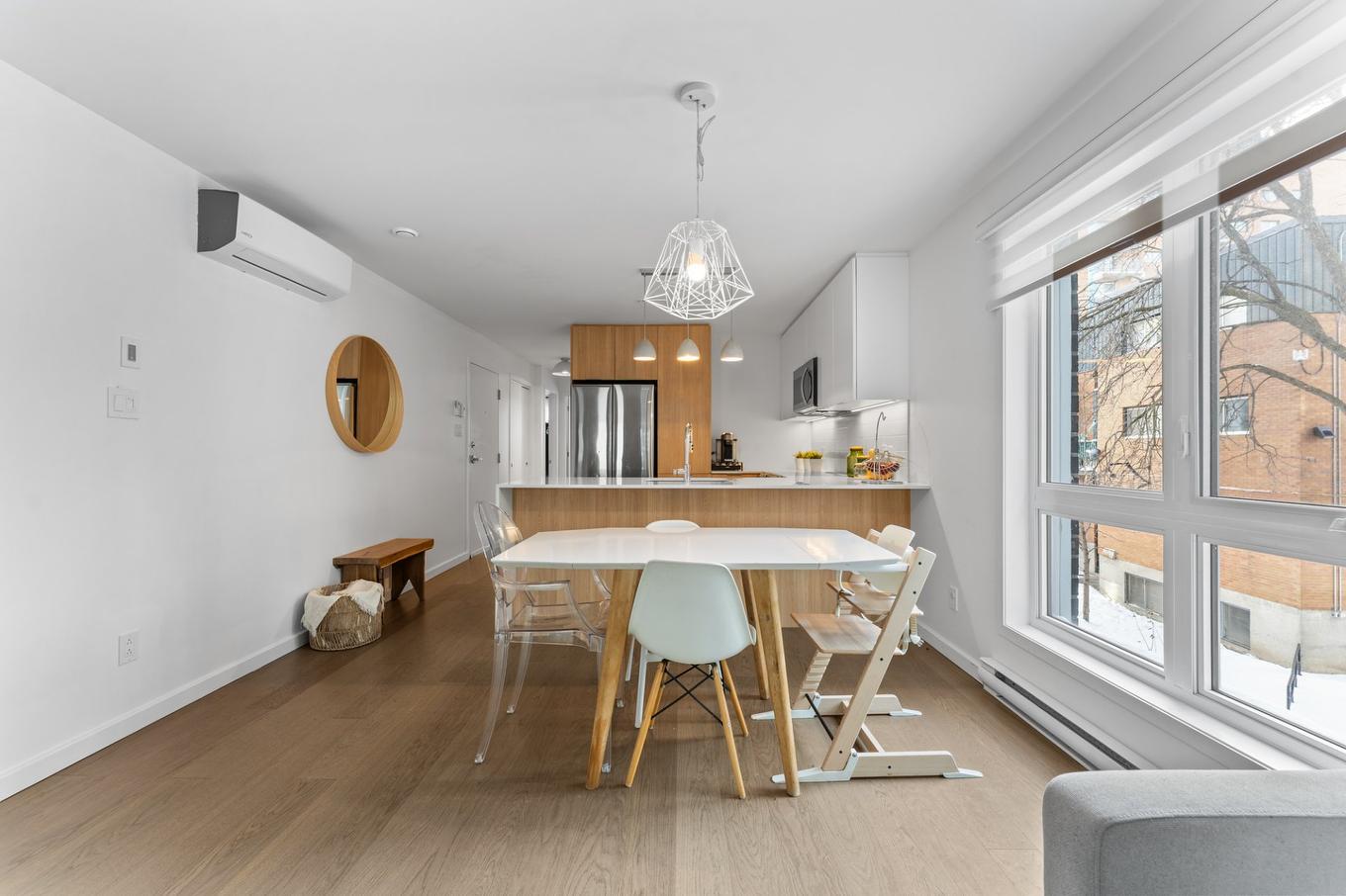 Overall view - 202-594 Rue Nicolet, Montréal (Mercier/Hochelaga-Maisonneuve), QC - Indoor Photo Showing Dining Room