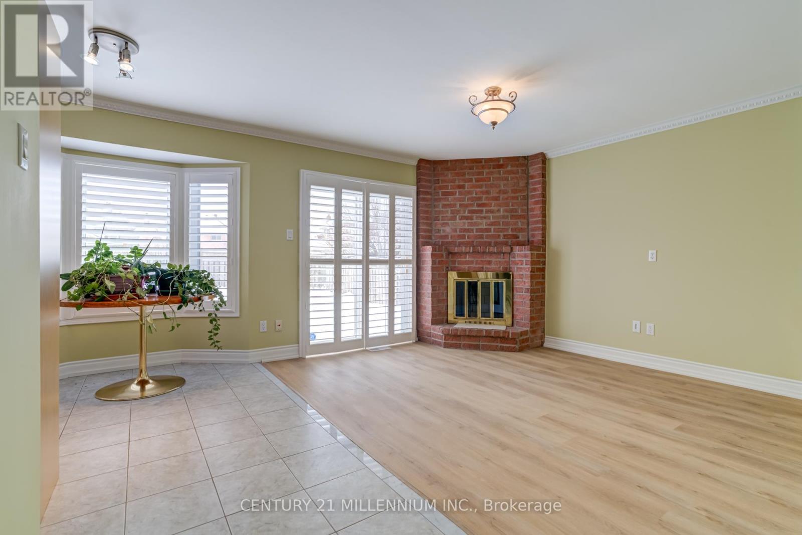 28 Tremblay Street, Brampton, ON - Indoor Photo Showing Other Room With Fireplace