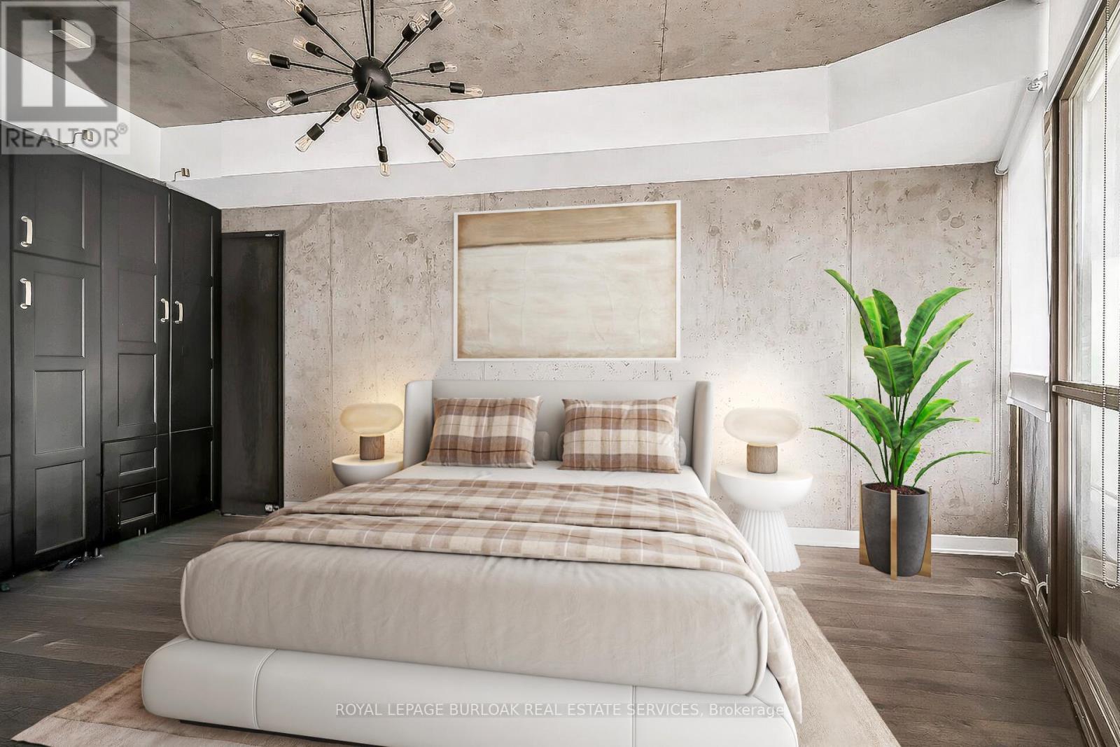 902 - 1201 Dundas Street E, Toronto, ON - Indoor Photo Showing Bedroom