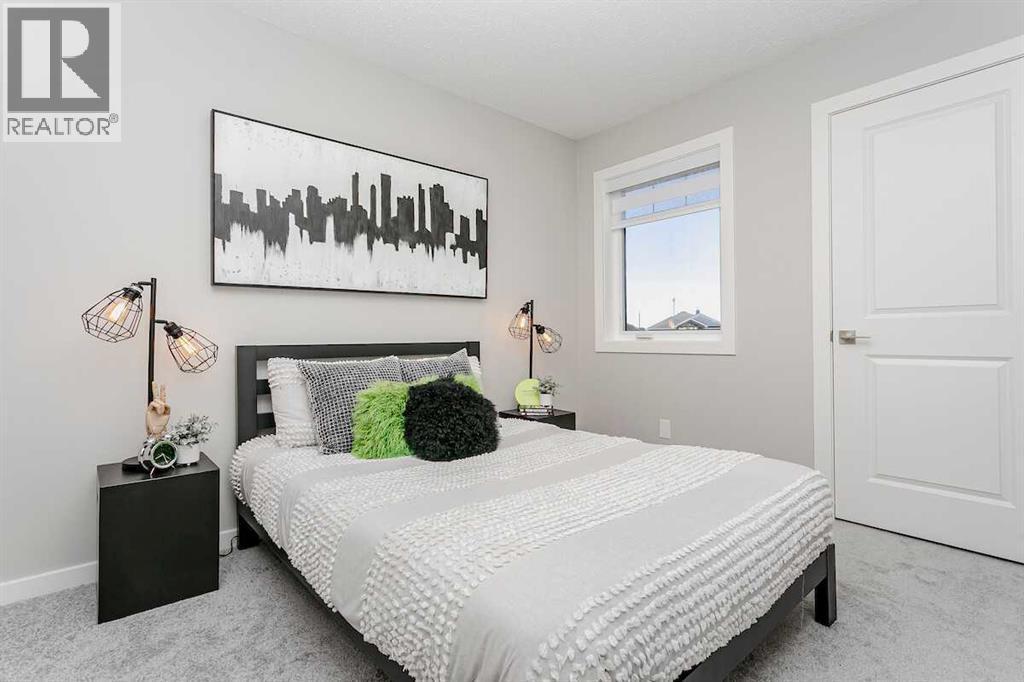 226 Heartwood Parade Se, Calgary, AB - Indoor Photo Showing Bedroom