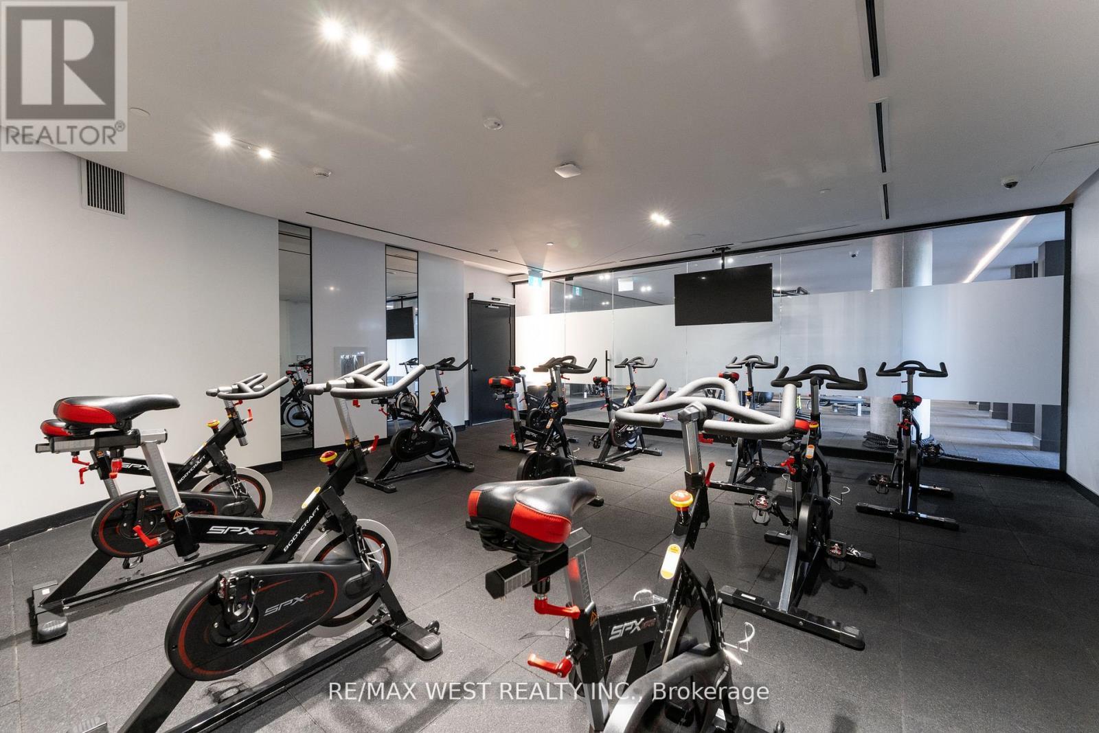 1207 - 270 Dufferin Street W, Toronto, ON - Indoor Photo Showing Gym Room