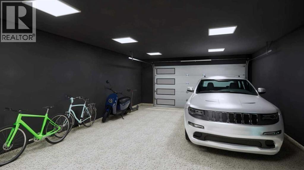 219B Three Sisters Drive, Canmore, AB - Indoor Photo Showing Garage