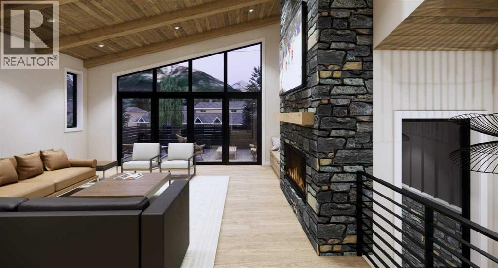 219B Three Sisters Drive, Canmore, AB - With Fireplace With Exterior