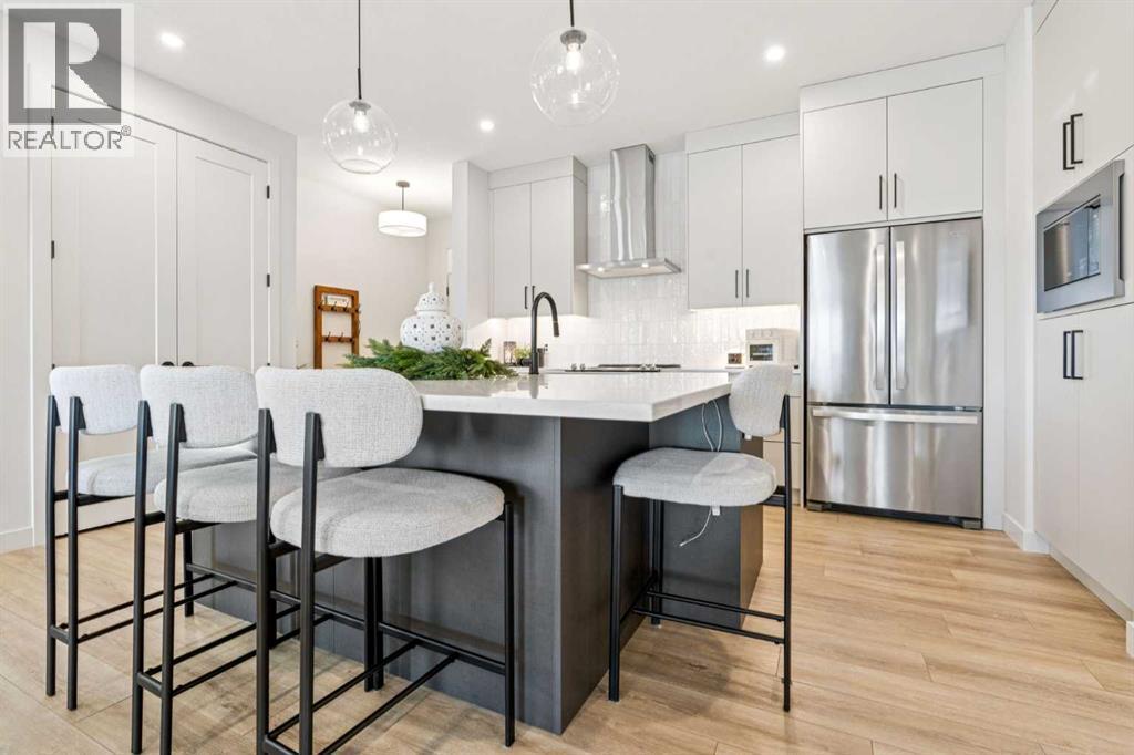 155 Sage Meadows View Nw, Calgary, AB - Indoor Photo Showing Kitchen With Upgraded Kitchen