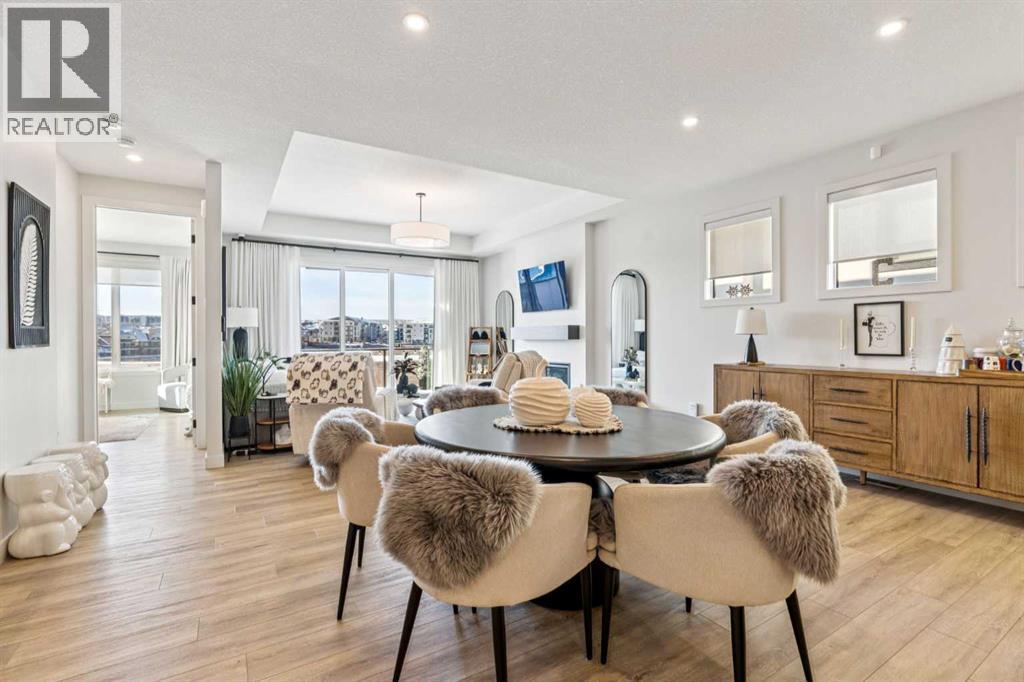 155 Sage Meadows View Nw, Calgary, AB - Indoor Photo Showing Dining Room