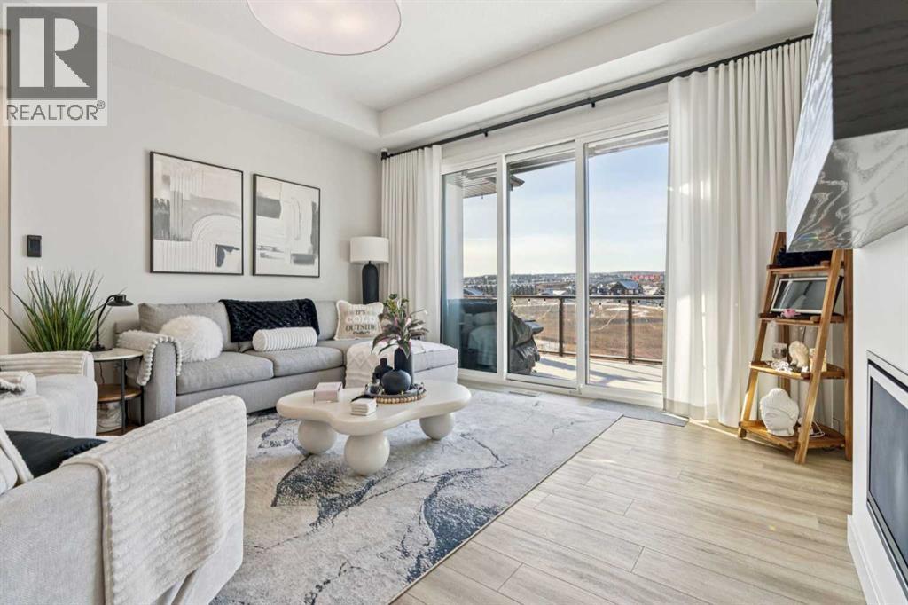 155 Sage Meadows View Nw, Calgary, AB - Indoor Photo Showing Living Room