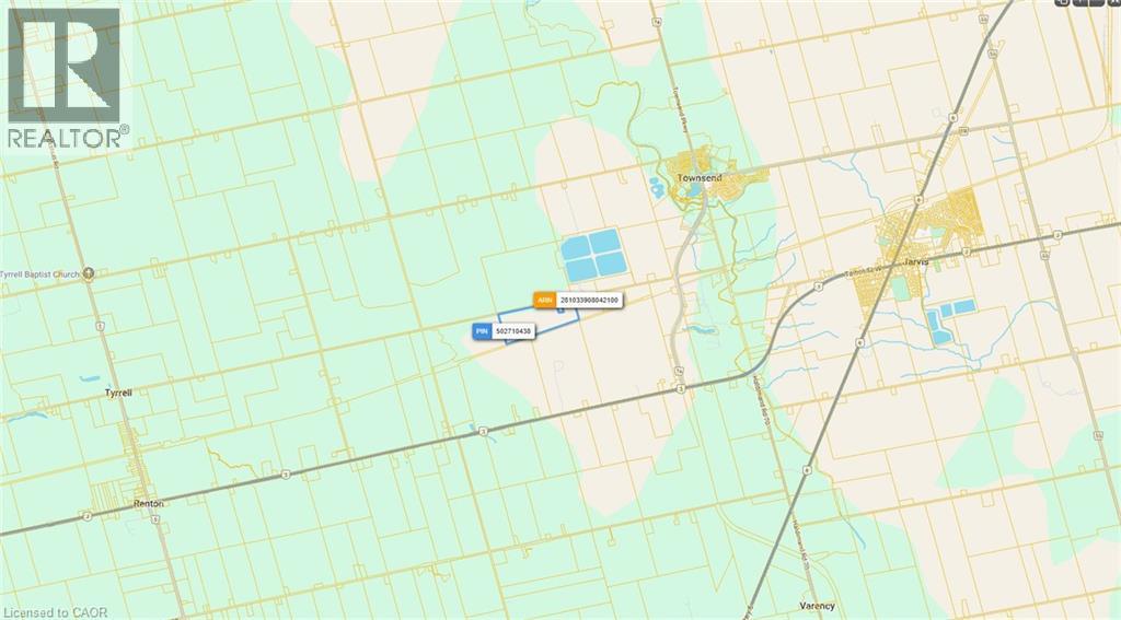 Map / location of property area - 1440 14Th Street E, Simcoe, ON