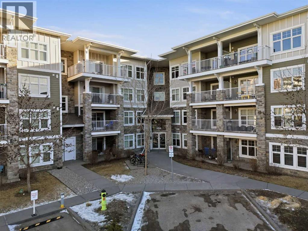 Front entrance - 2118, 11 Mahogany Row Se, Calgary, AB - Outdoor With Facade
