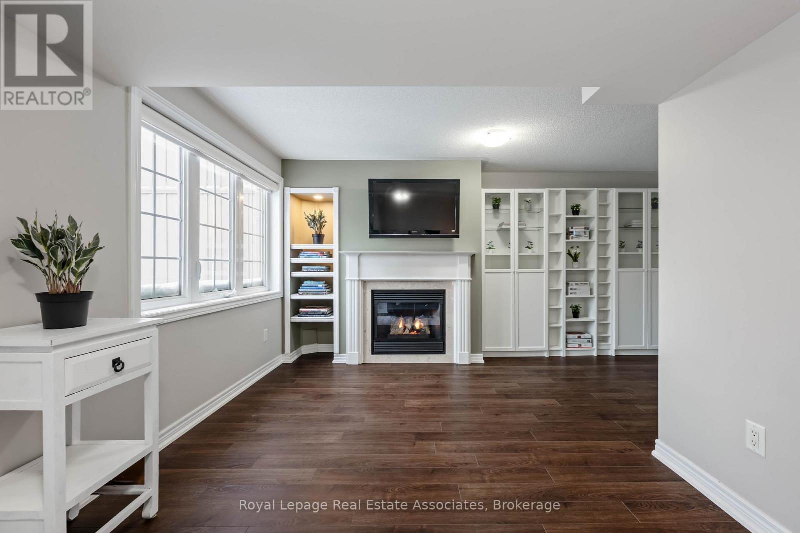 Rec Room - 44 Sutcliff Lane, Halton Hills, ON - Indoor With Fireplace