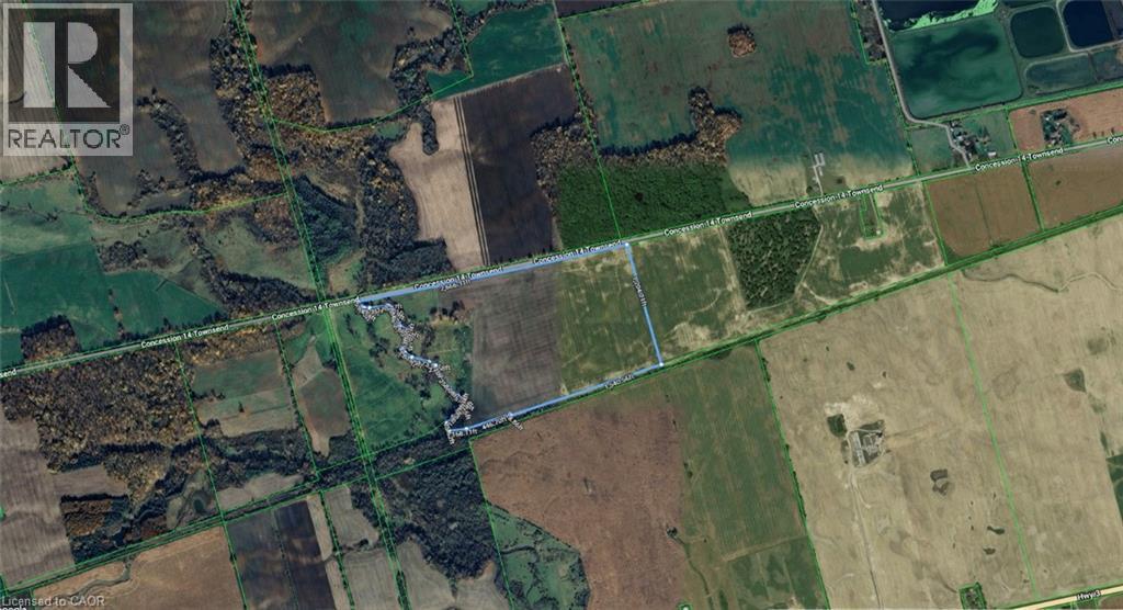 Aerial view of property's location - 1542 14Th Street E, Simcoe, ON