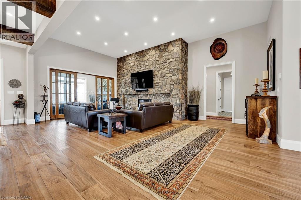 44 Pioneer Ridge Drive, Kitchener, ON - Indoor Photo Showing Other Room With Fireplace