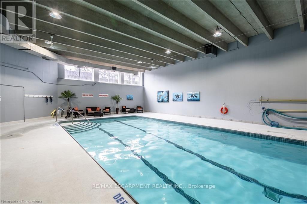 402 - 40 Harrisford Street, Hamilton, ON - Indoor Photo Showing Other Room With In Ground Pool