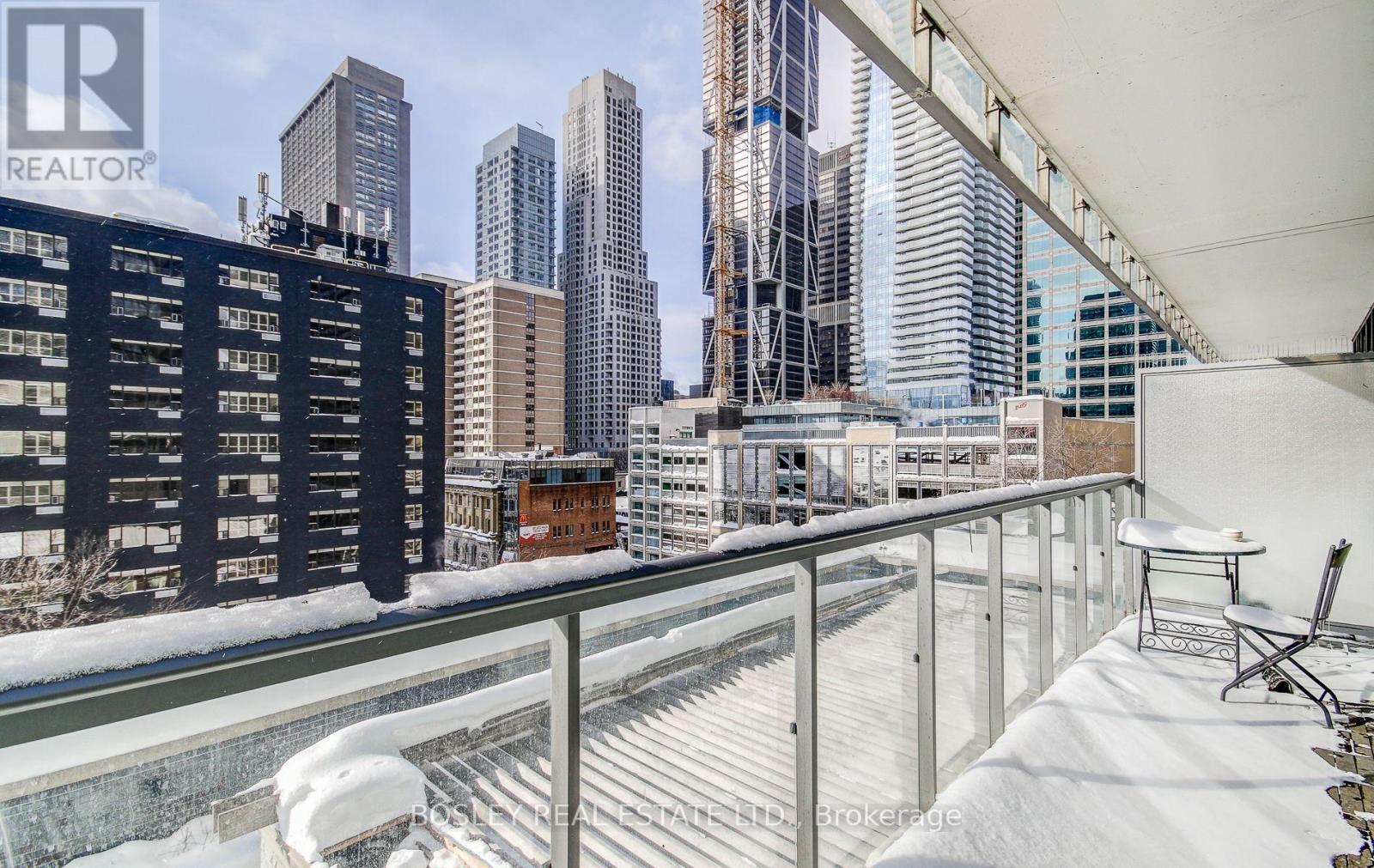 608 - 33 Charles Street E, Toronto, ON - Outdoor With Balcony With Facade