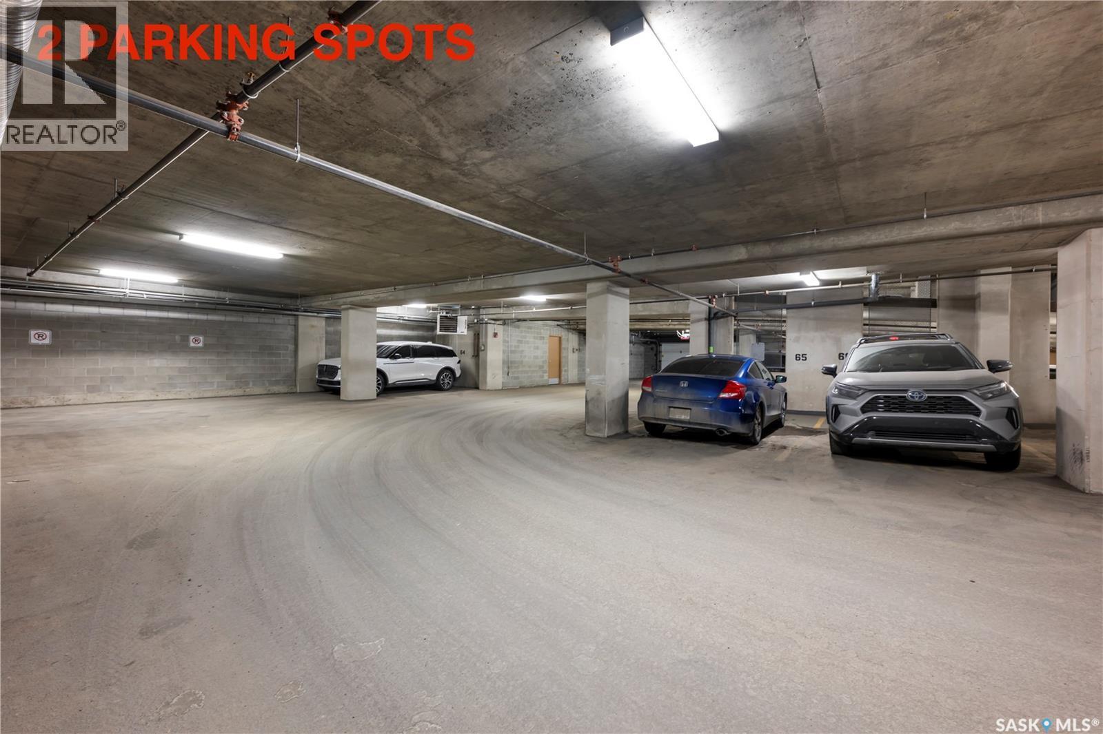 602 2055 Rose Street, Regina, SK - Indoor Photo Showing Garage