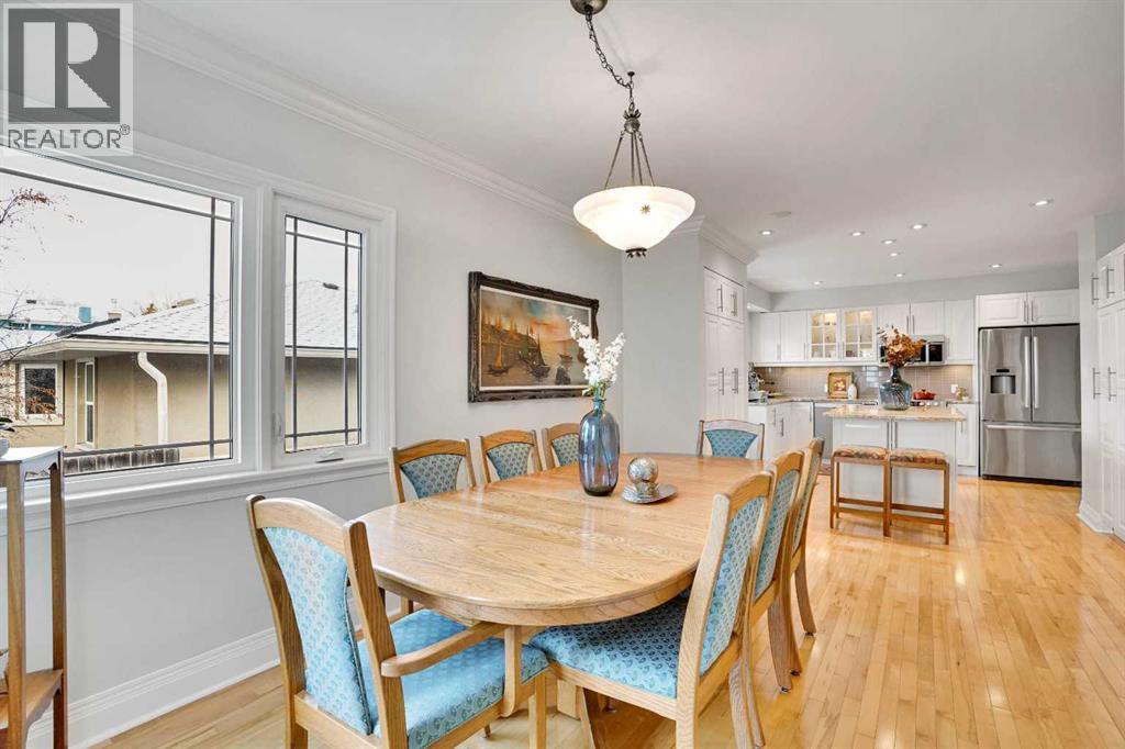 1317 9 Street Nw, Calgary, AB - Indoor Photo Showing Dining Room