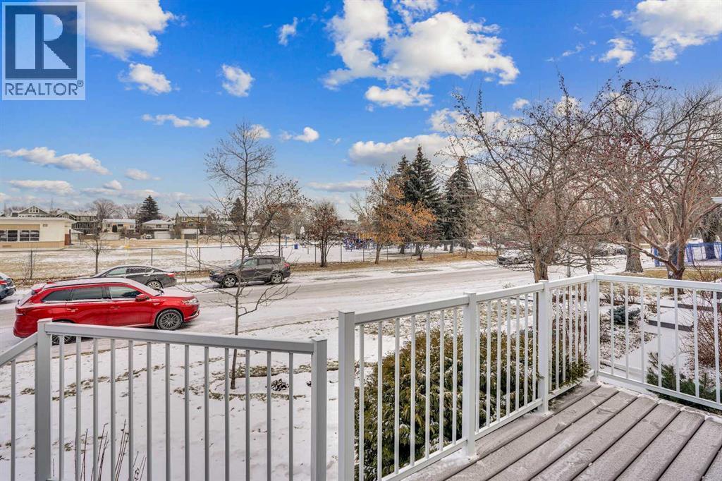 1317 9 Street Nw, Calgary, AB - Outdoor With Deck Patio Veranda With View