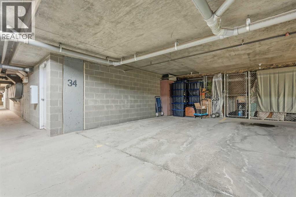 203, 11170 30 Street Sw, Calgary, AB - Indoor Photo Showing Garage