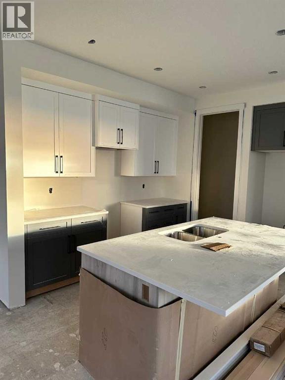 277 Waterford Way, Chestermere, AB - Indoor Photo Showing Kitchen With Double Sink
