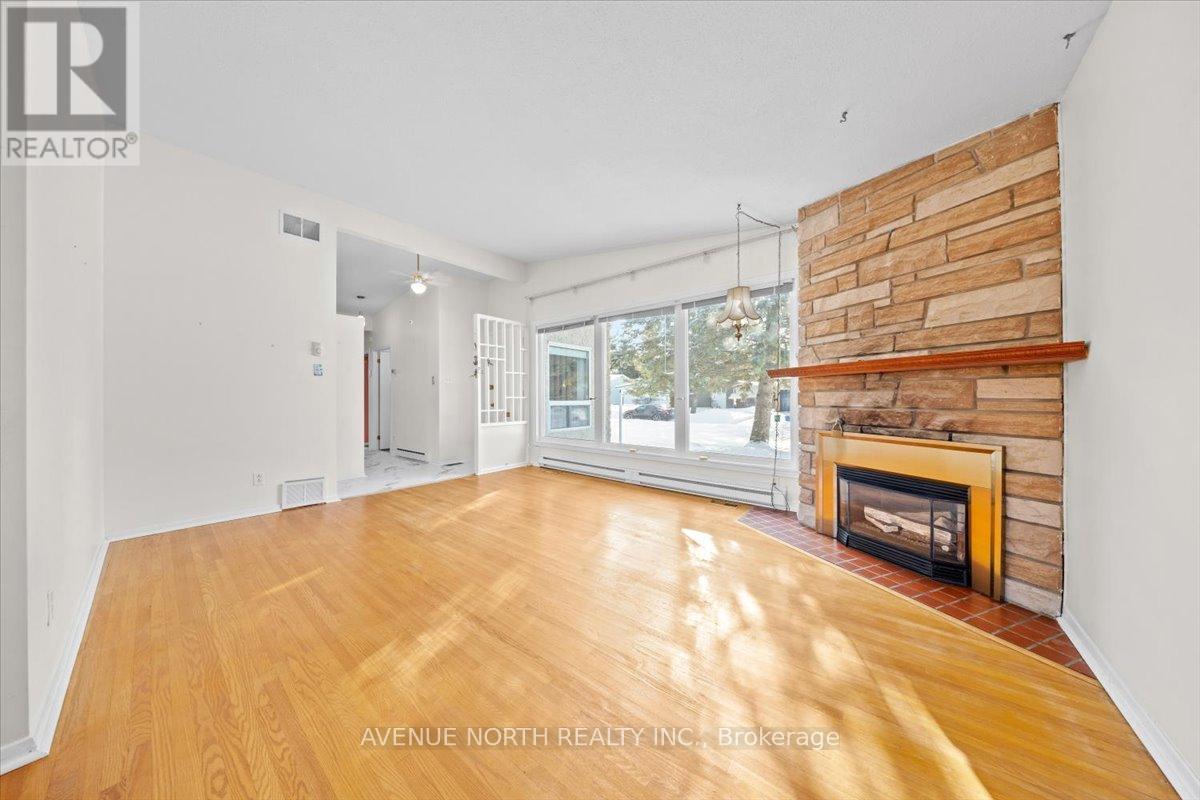 24 Parkmount Crescent, Ottawa, ON - Indoor Photo Showing Other Room With Fireplace