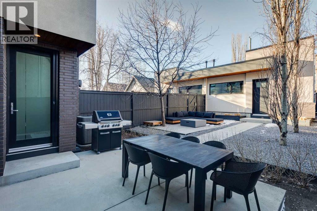 REAR YARD - 3813 1A Street Sw, Calgary, AB - Outdoor With Deck Patio Veranda