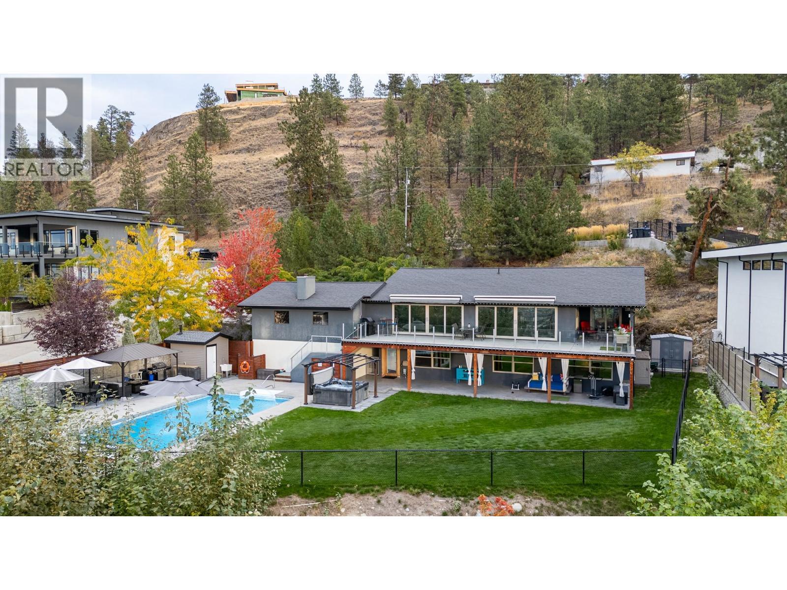 3005 Juniper Drive, Penticton, BC - Outdoor With In Ground Pool With Deck Patio Veranda